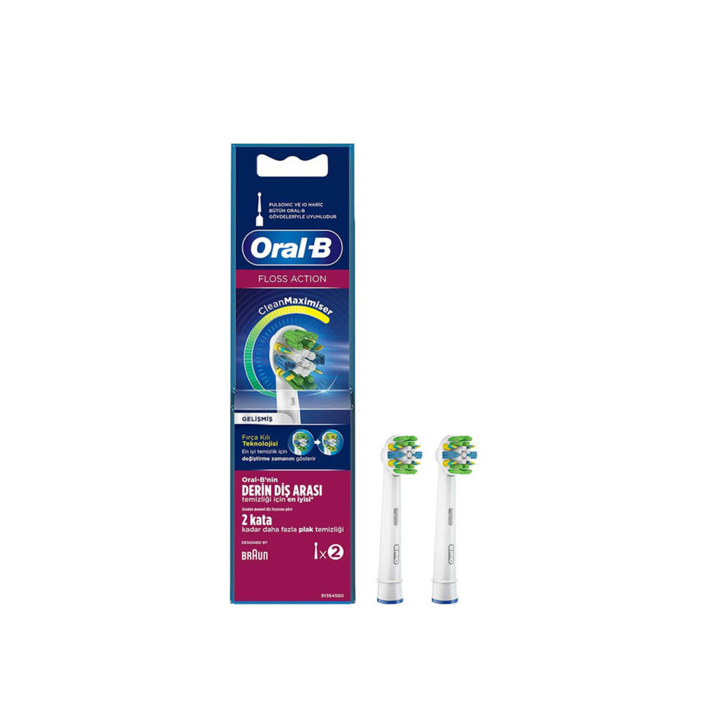 Oral-B Floss Action 2'li Diş Fırçası Yedek Başlığı