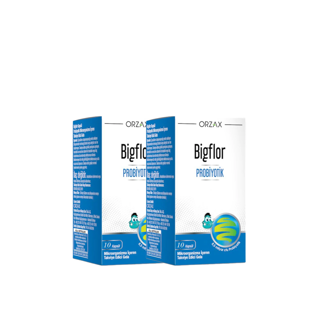 Orzax Bigflor Probiyotik 10 Kapsül 2'li Paket