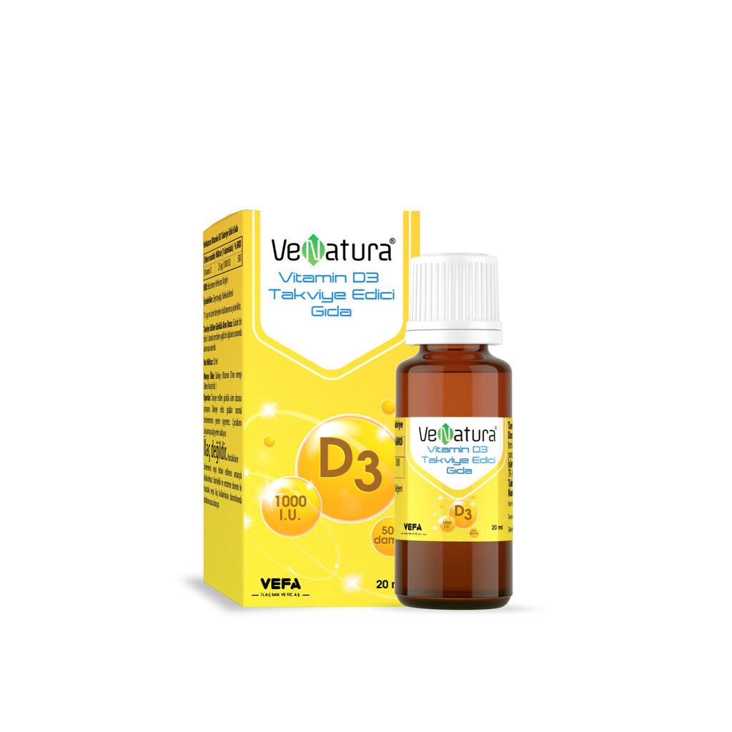 VeNatura Vitamin D3 Takviye Edici Gıda